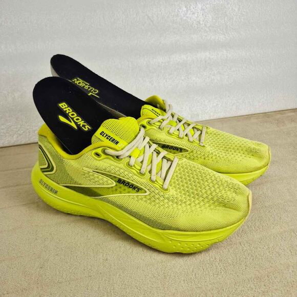 Brooks Glycerin 21 Men’s Running Sneakers Shoes Size 10 D Medium Yellow - Picture 1 of 13